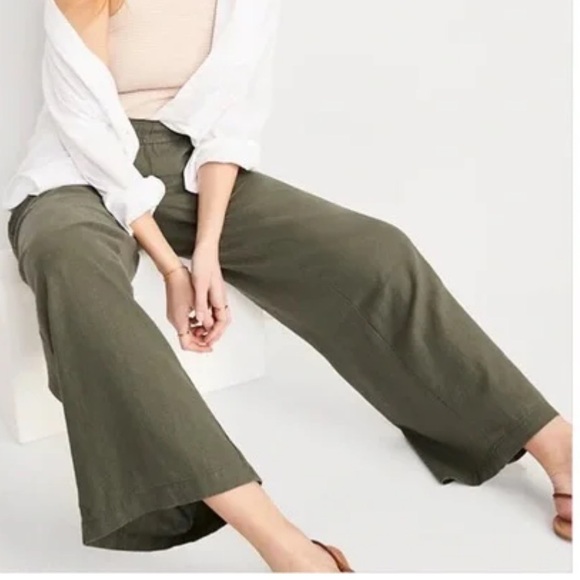Old Navy high waisted wide leg pants - Picture 4 of 5
